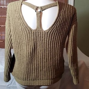 Sweater with detail back